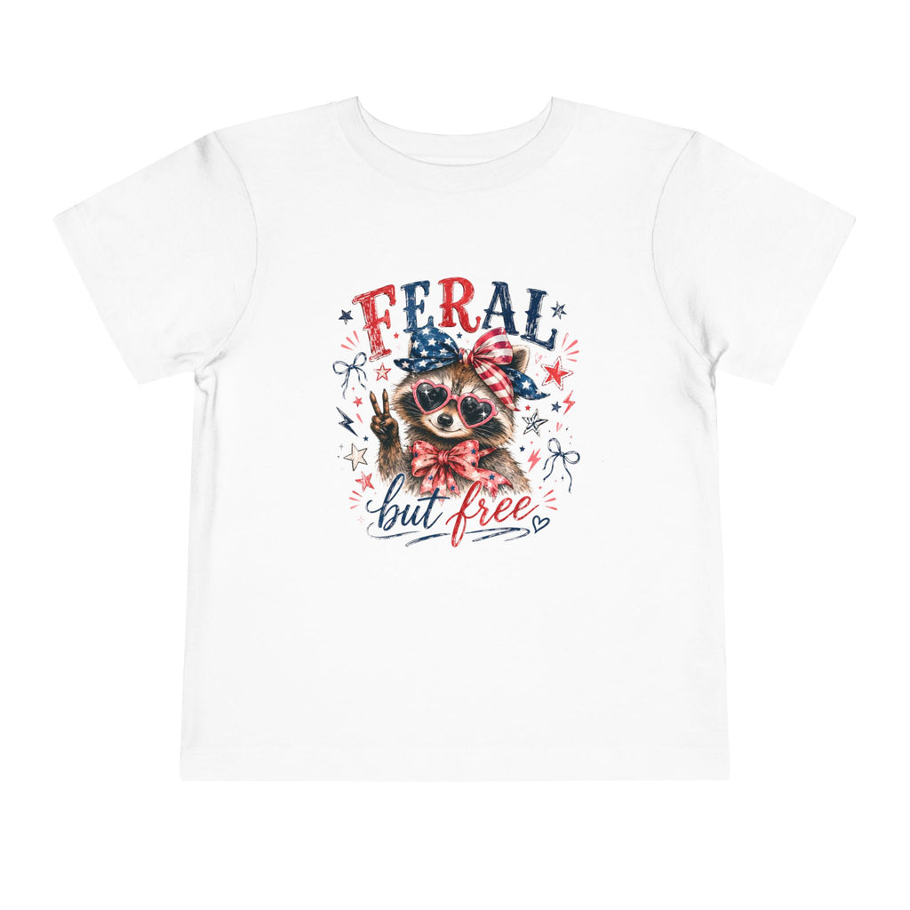 Toddler feral but free tee